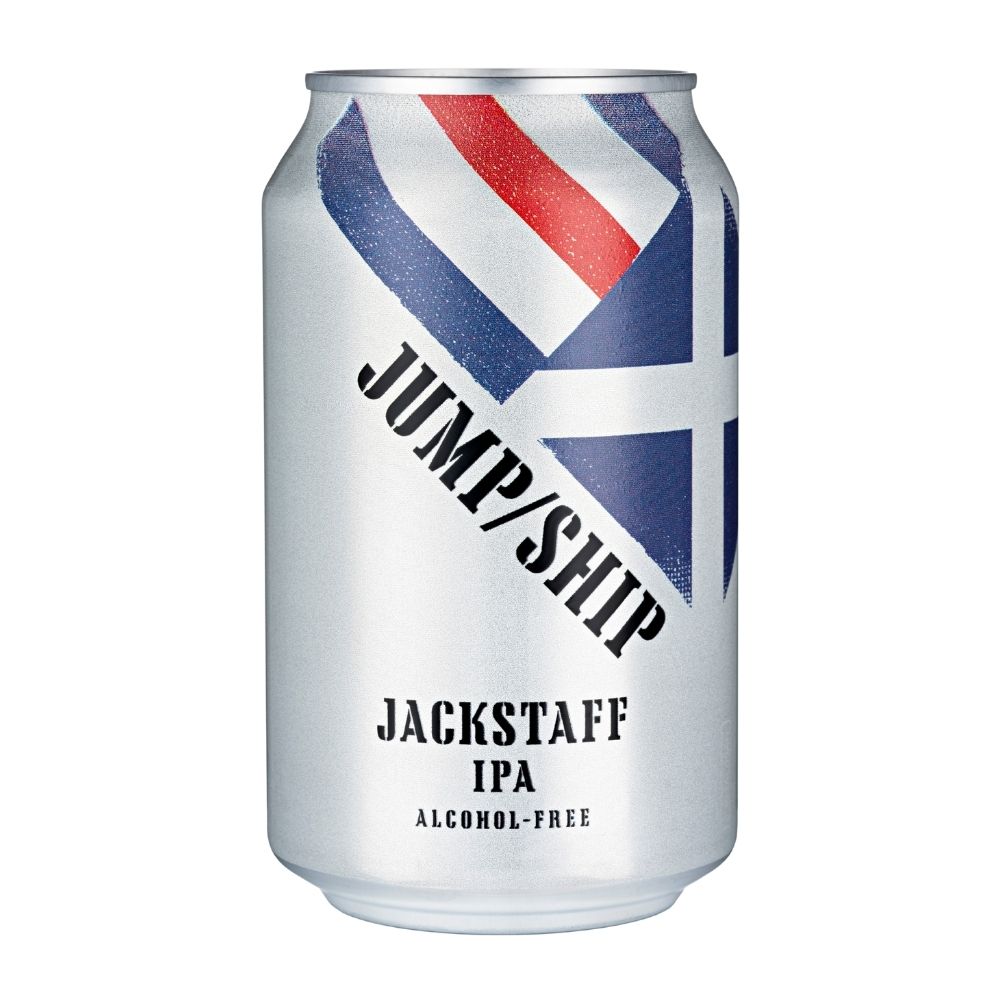 Alcohol-free Jackstaff IPA can