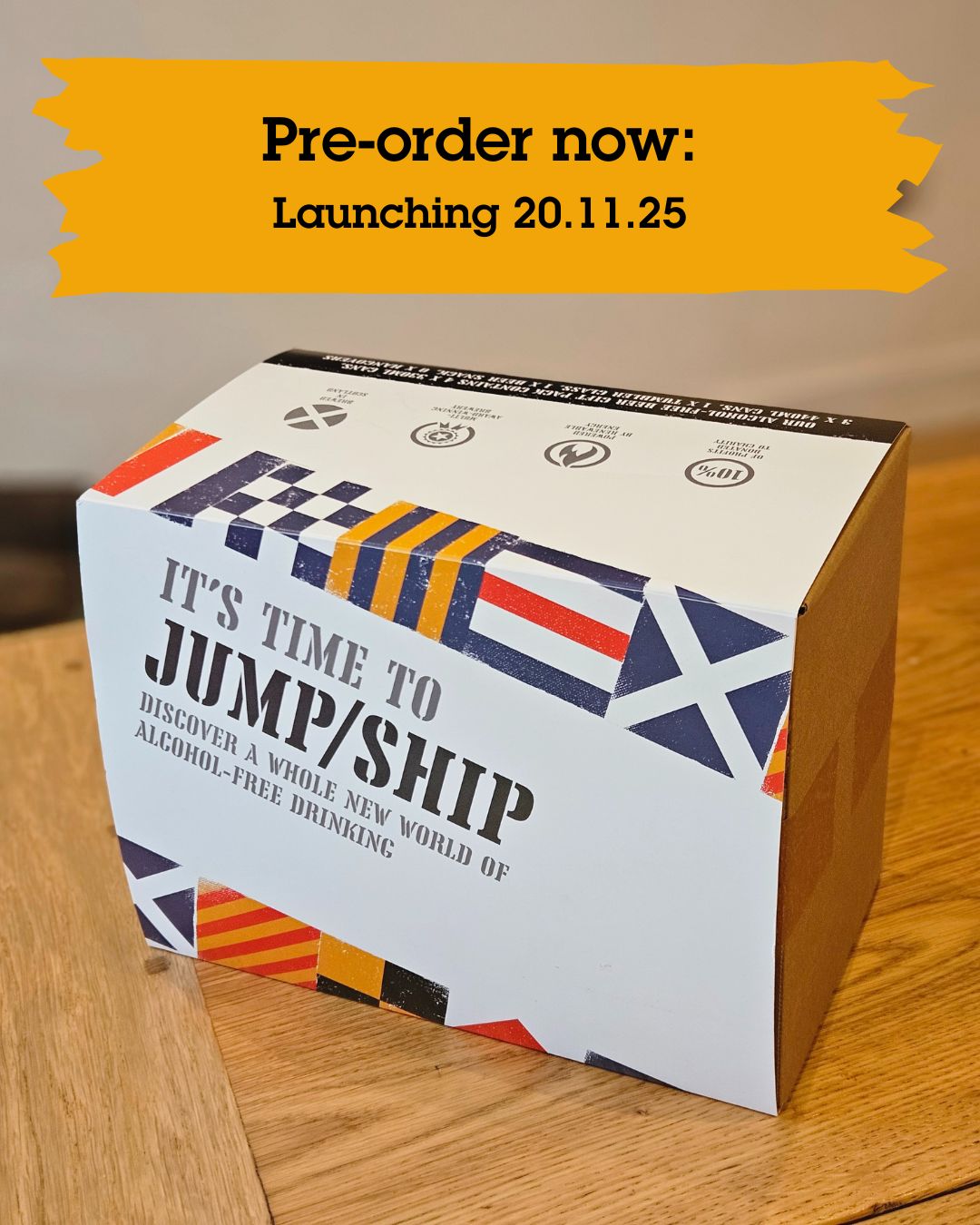 Jump Ship Alcohol-Free Gift Box – 7 Award-Winning Beers + Tasting Glass + Gourmet Snack