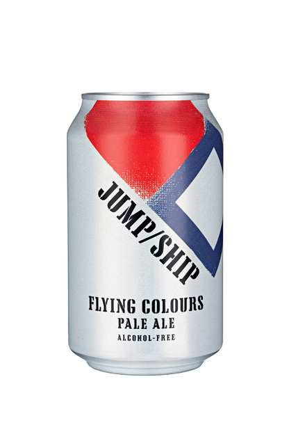 Flying Colours Pale Ale alcohol-free beer can front side