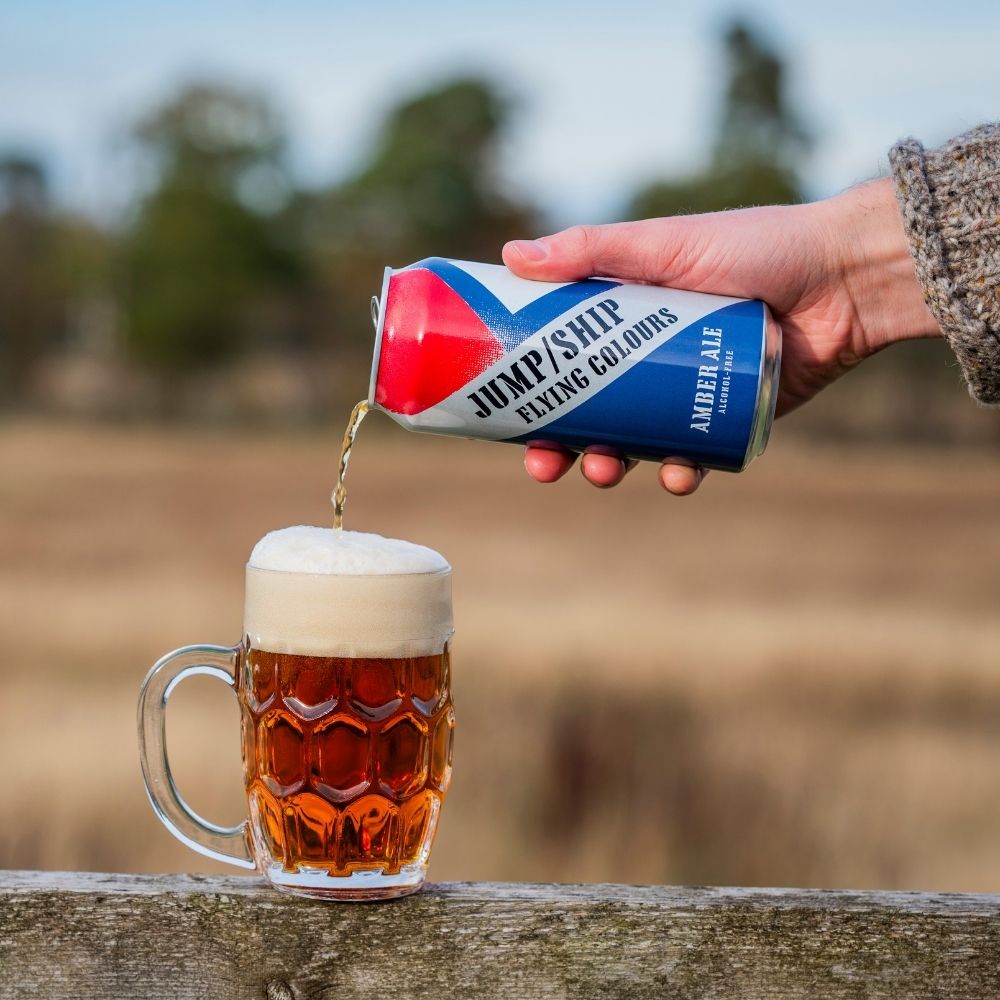 Flying colours - alcohol free amber ale