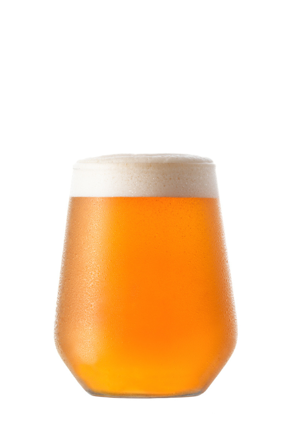 Jackstaff IPA alcohol-free beer glass