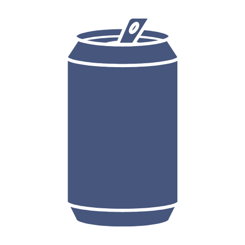 Symbol for beer can