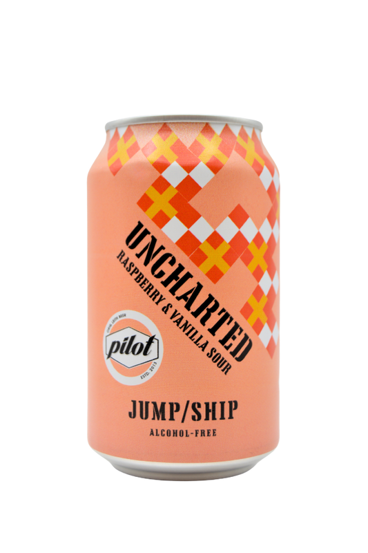 Uncharted - alcohol free Raspberry and Vanilla sour