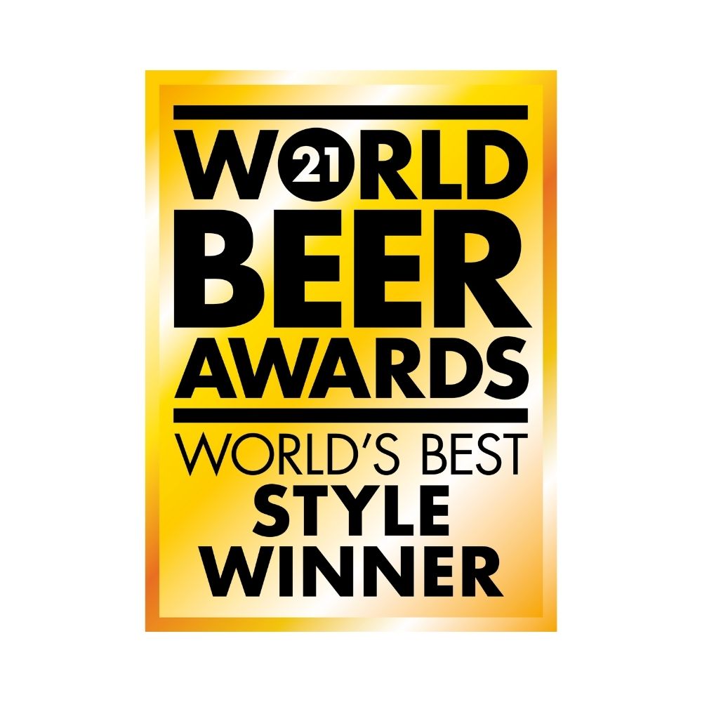 World Beer Awards sign with 'World's Best Style Winner' for Lager in 2021